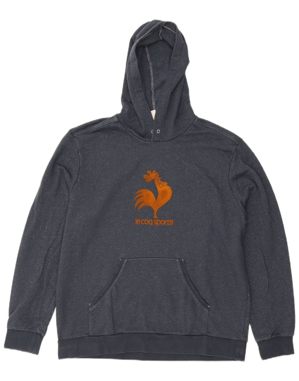 Le Coq Sportif Pulover grafic pentru bărbați, bumbac, albastru, 2XL