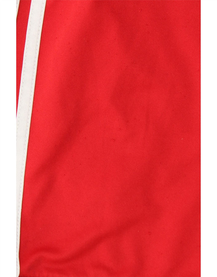 Pantaloni scurți sport adidas Climalite pentru băieți 13-14 ani poliester roșu
