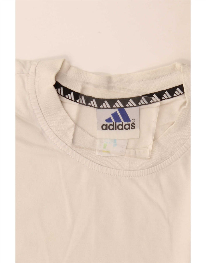 Tricou pentru bărbați Adidas Top Mediu Alb