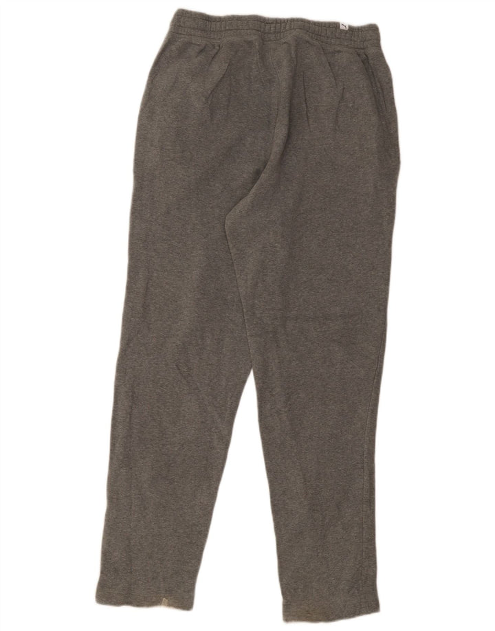Pantaloni de trening Puma pentru bărbați, bumbac gri mare