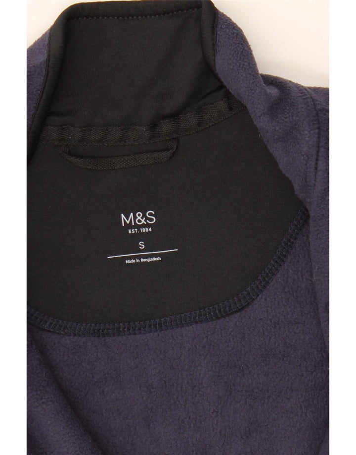 Jachetă fleece pentru bărbați Marks & Spencer UK 36 Small Bleumarin