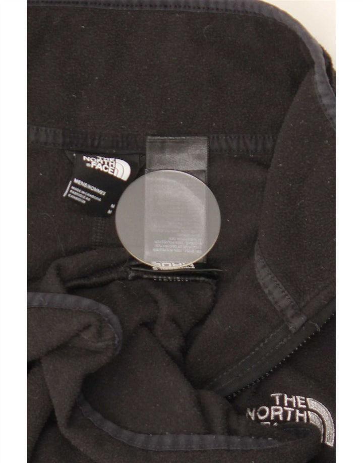 Jumper The North Face pentru bărbați, cu fermoar și gât, poliester mediu negru