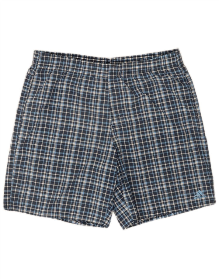Pantaloni scurți de înot Adidas pentru bărbați, poliester mici, albastru