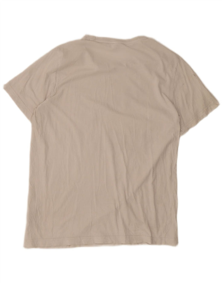 Tricou grafic Puma pentru bărbați Top mare din bumbac alb
