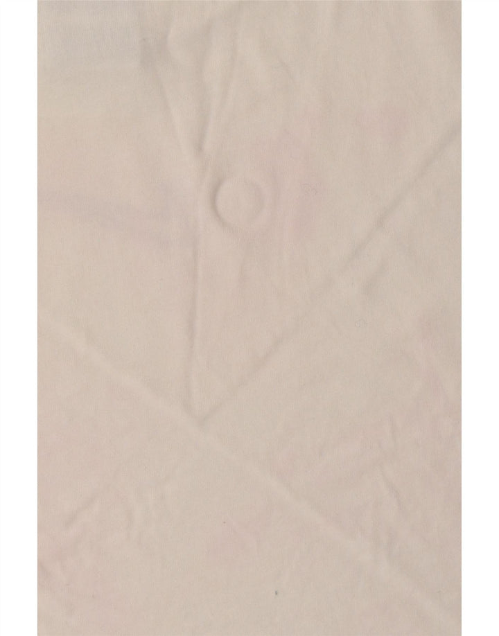 Tricou grafic crop NIKE pentru femei, cu croiala largi, 10 UK, bumbac alb mic