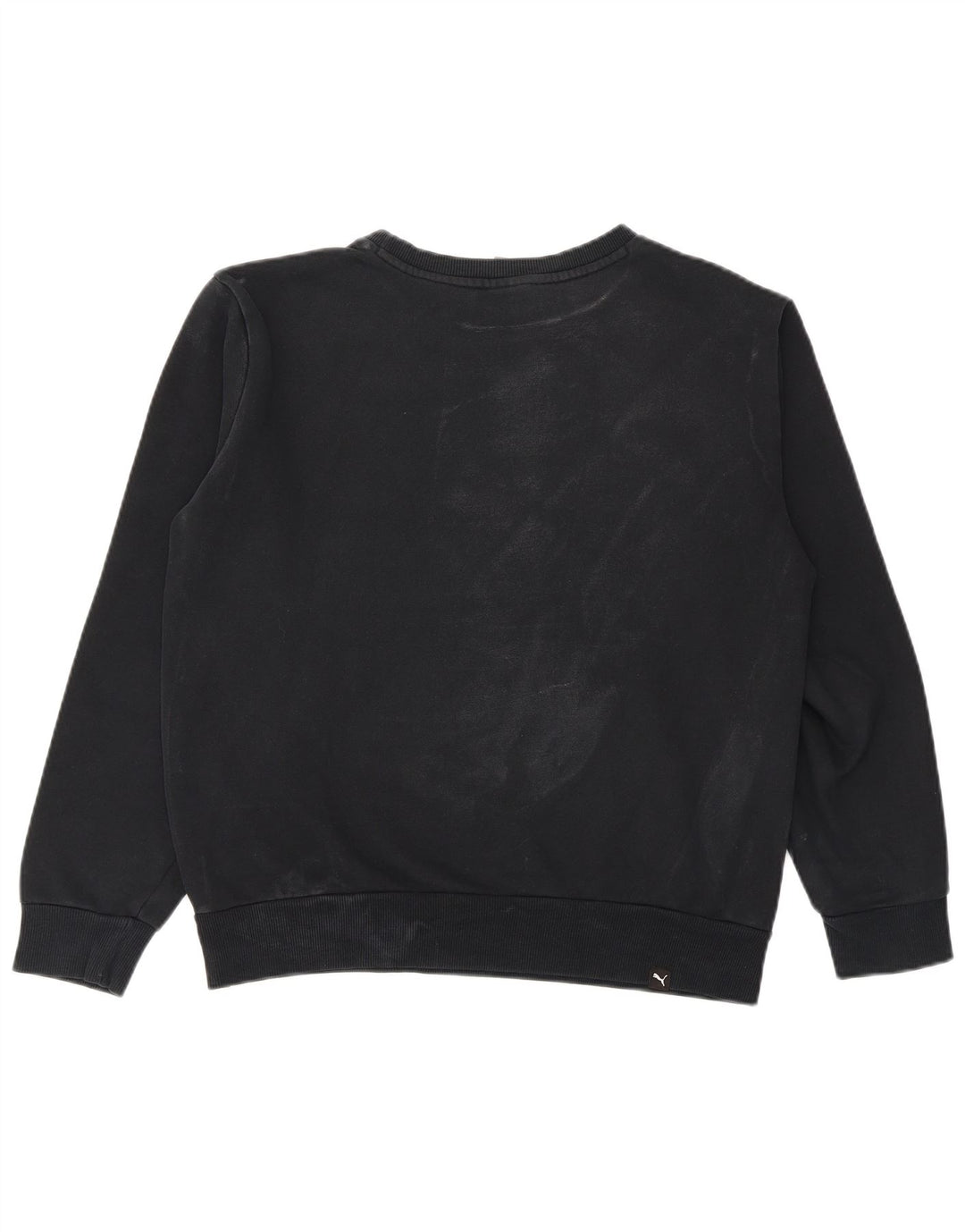 Pulover grafic pentru bărbați Puma, bumbac mic, negru