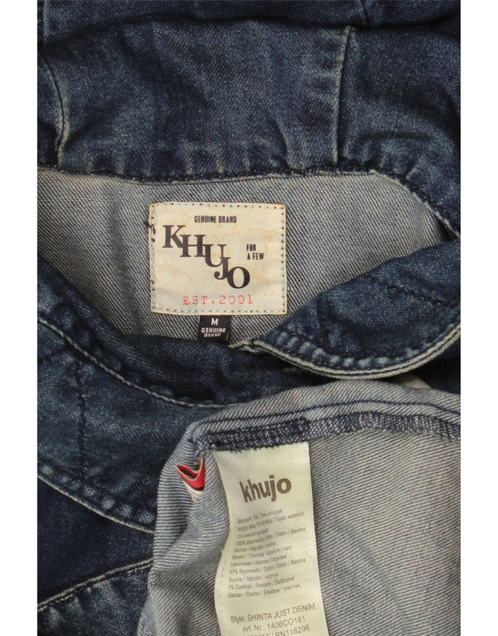 Palton cu glugă KHUJO pentru femei UK 14, mediu, bleumarin, bumbac