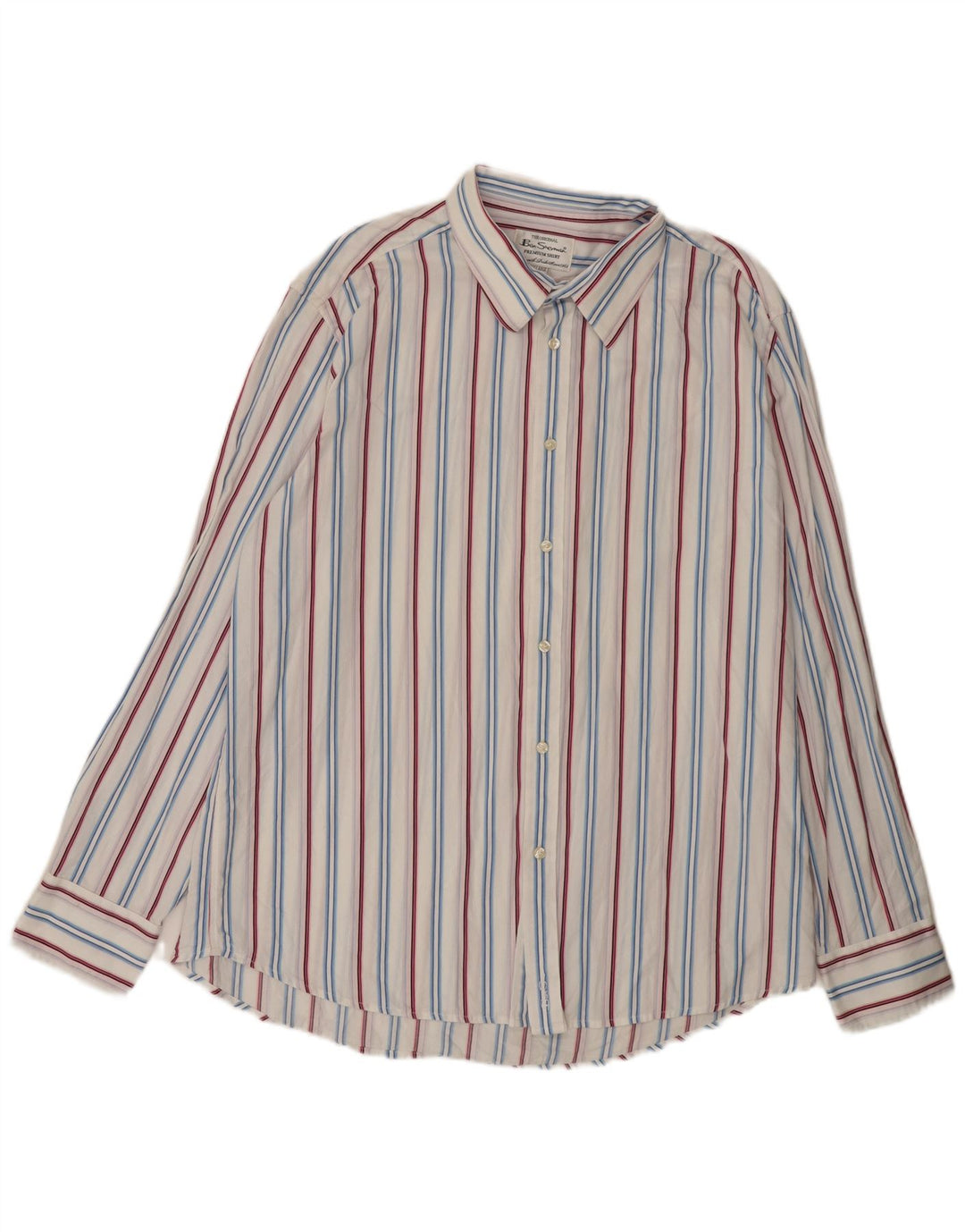 Cămașă pentru bărbați Ben Sherman, bumbac cu dungi albe 2XL