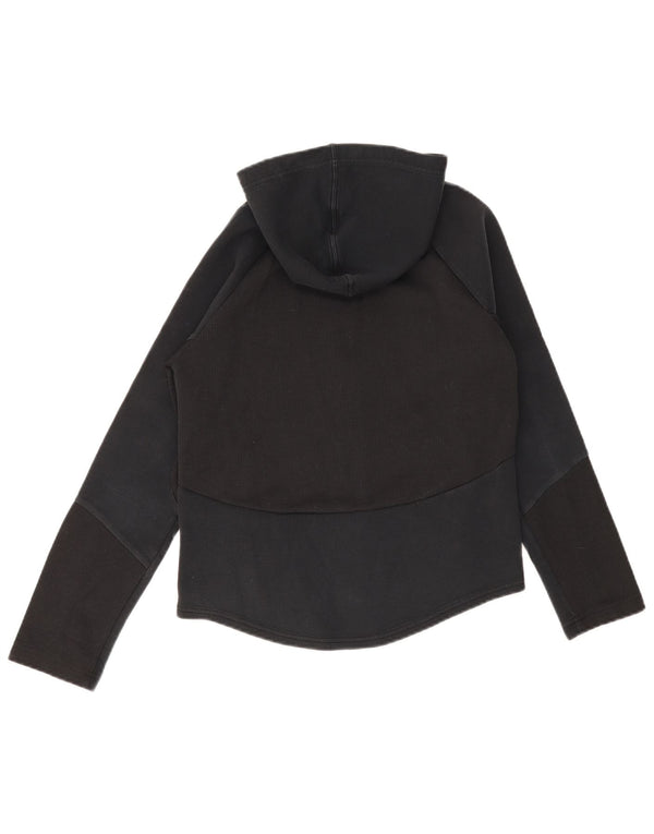 Pulover Puma pentru femei, cu fermoar, UK 6 XS, bumbac negru