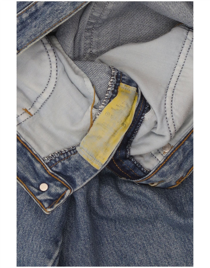 WRANGLER Blugi drepti pentru bărbați W28 L30 Bumbac albastru