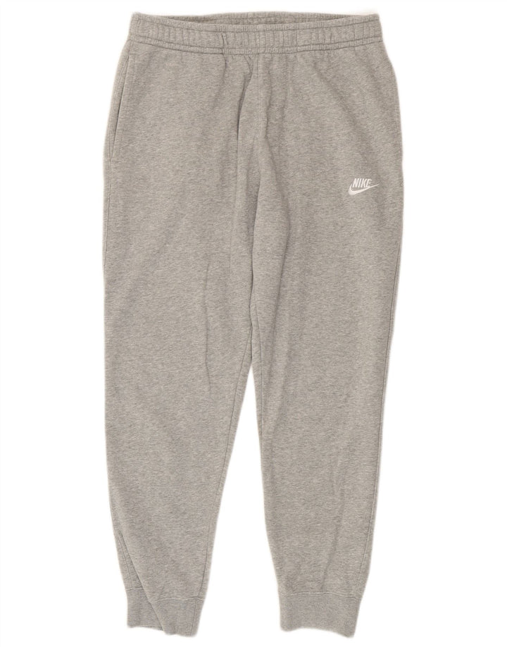 Pantaloni de trening pentru bărbați NIKE Pantaloni de jogging din bumbac cu pete gri mediu