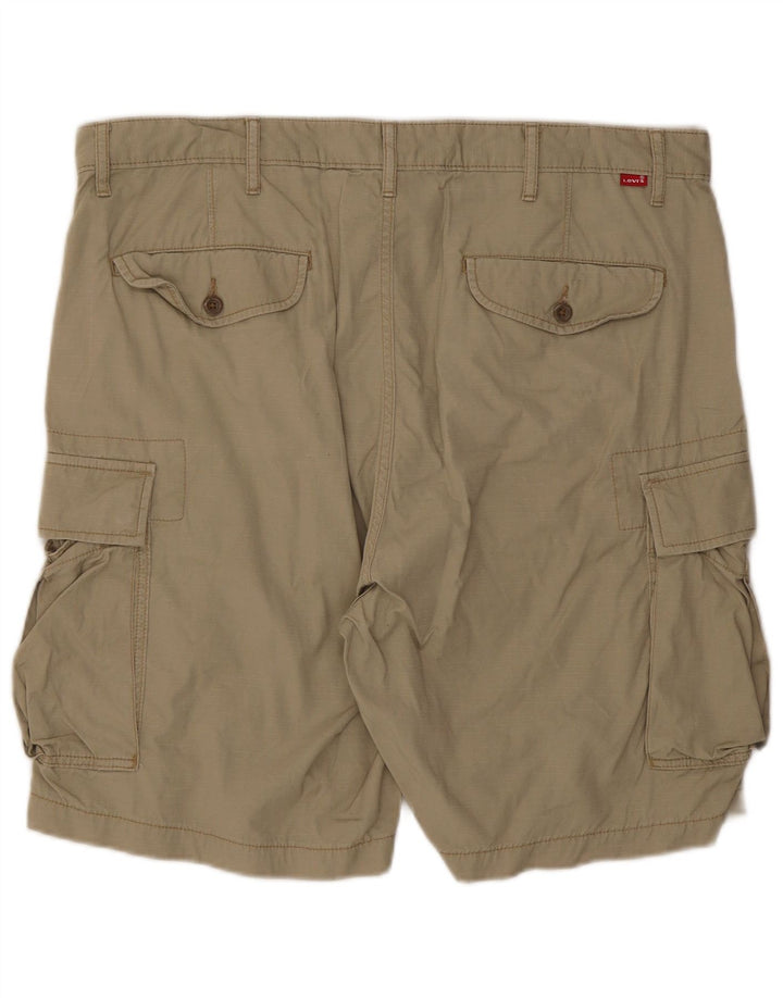 Pantaloni scurti cargo pentru bărbați Levi's W38 XL, bumbac, bej