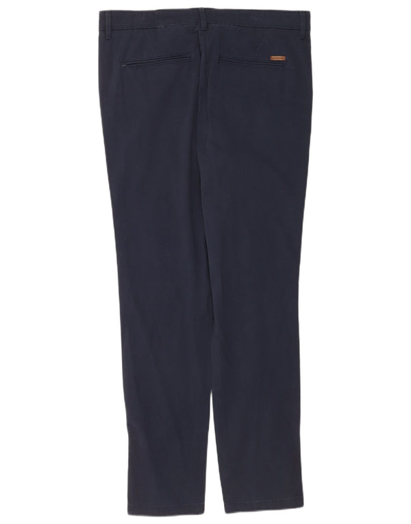 Pantaloni chino pentru bărbați Jack & Jones Slim Fit L34 L32 bleumarin