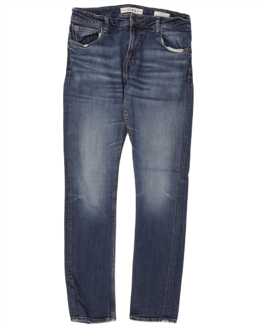 Blugi skinny Miami pentru femei GUESS W34 L31 bumbac albastru