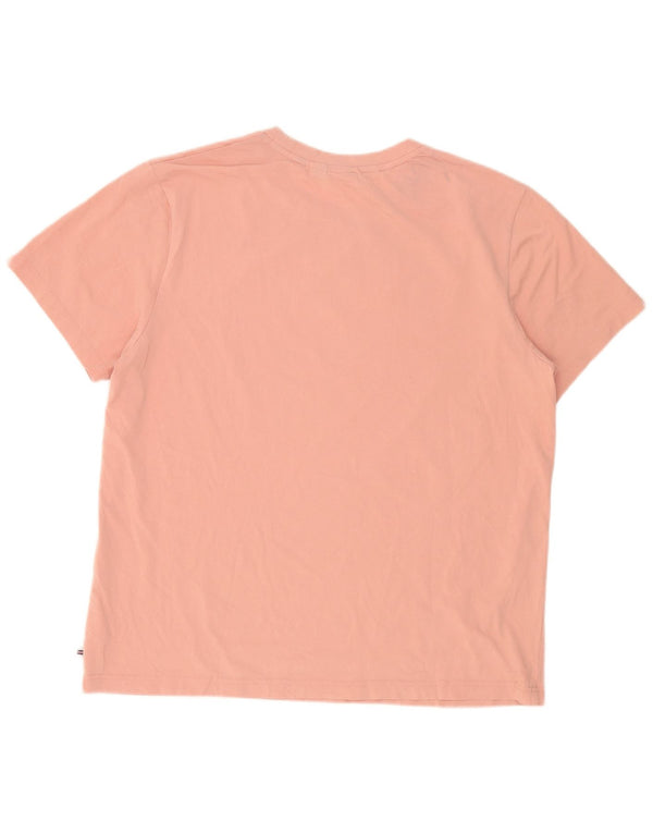 Tricou cu grafic Fila pentru femei Top UK 20 2XL Pink Bumbac