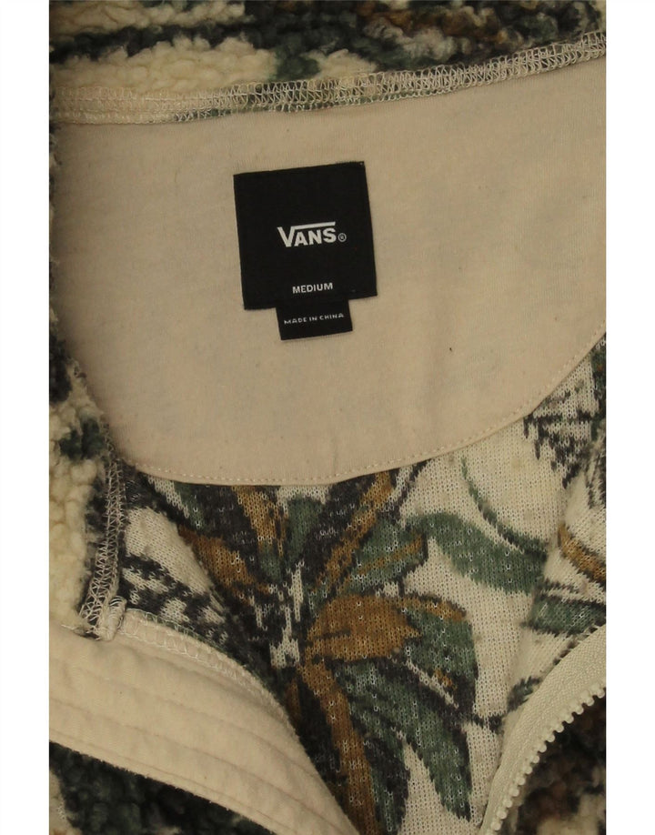 Jachetă fleece pentru bărbați Vans UK 38 Medium Green Floral Poliester