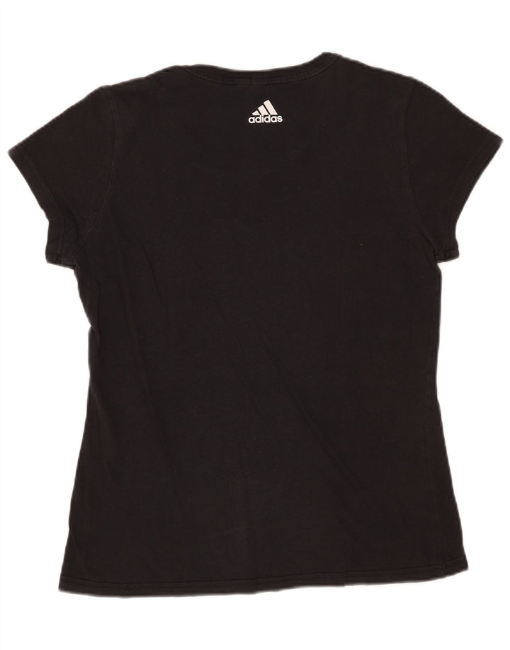 Tricou grafic Adidas pentru femei Top UK 12 Medium Negru