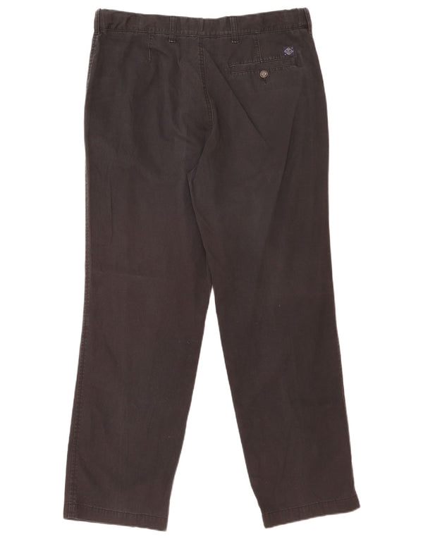 Pantaloni chino obișnuiți pentru bărbați Marks & Spencer L36 L31 bumbac negru