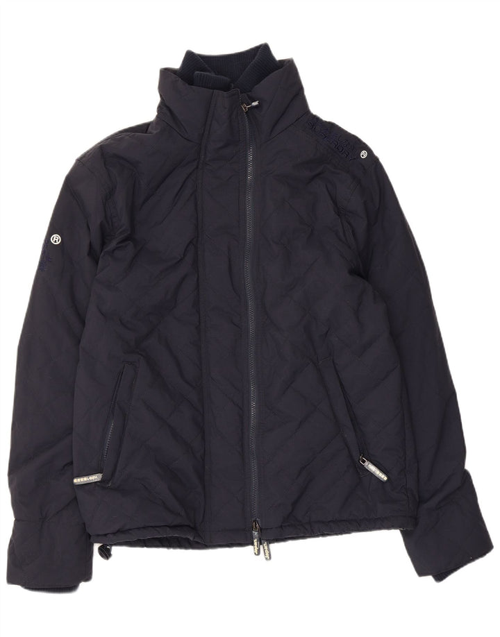 Jachetă Windbreaker Matlasată Superdry pentru bărbați UK 38 Medium Bleumarin