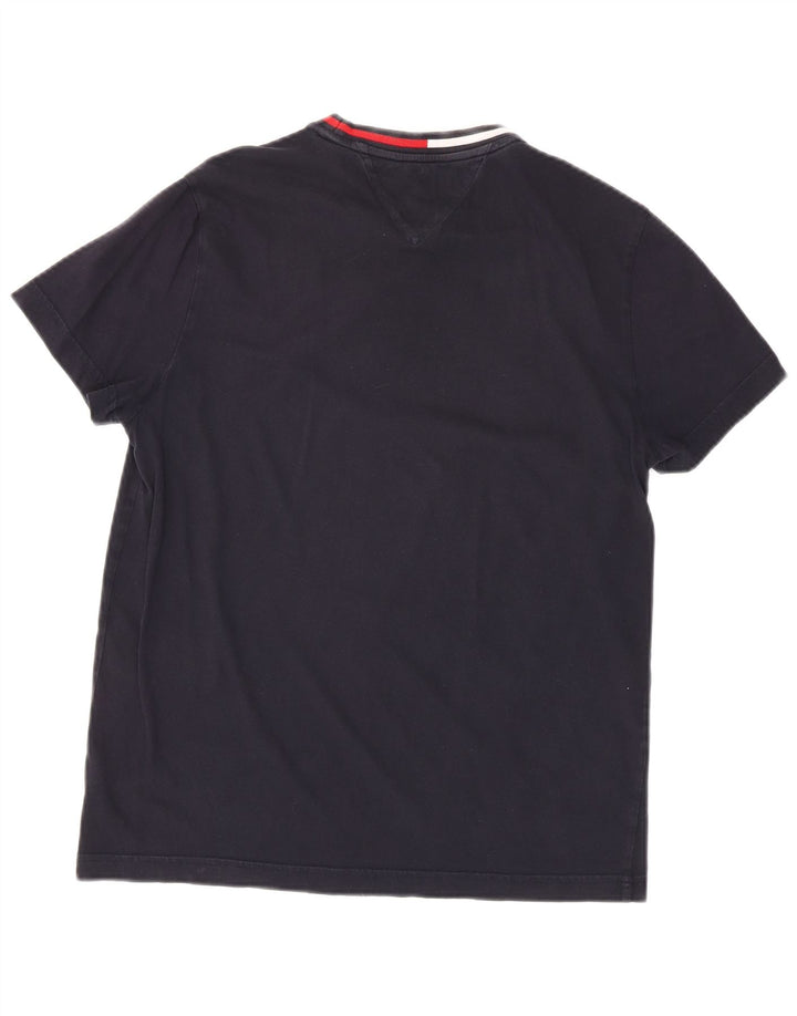 TOMMY HILFIGER Tricou Bărbați Top Mediu Bleumarin Bumbac