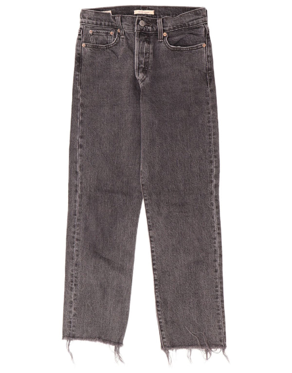 Blugi Levi's Wedgie Straight pentru femei W26 L26 bumbac gri