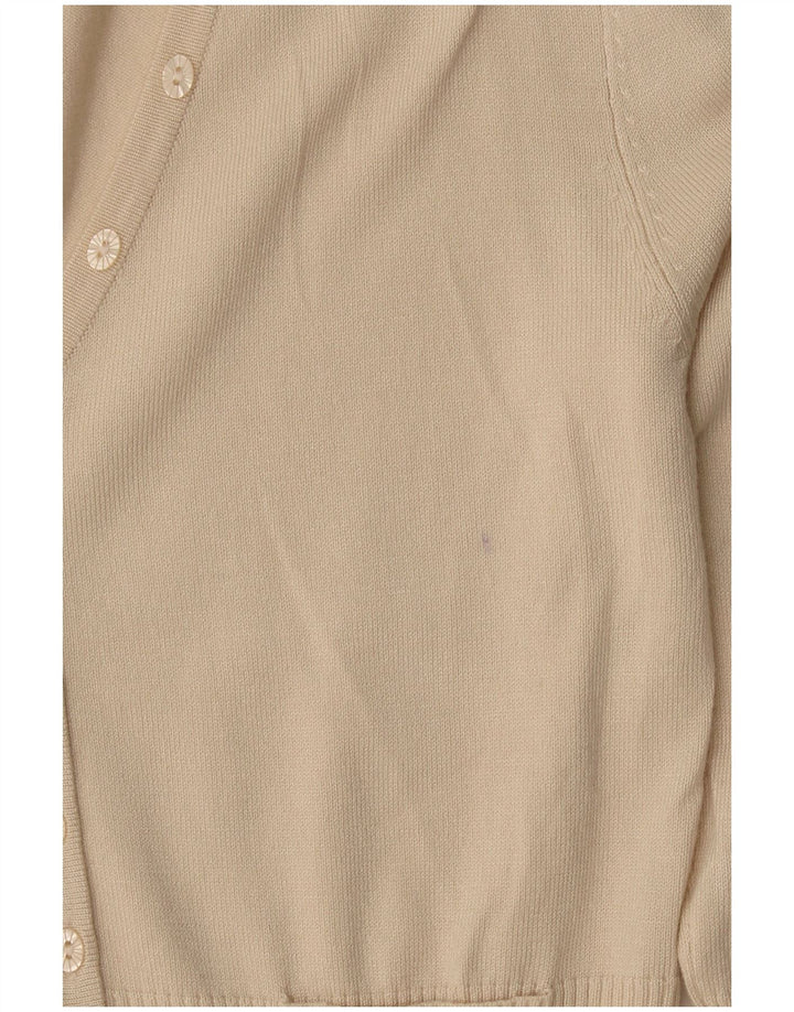 Pulover cardigan pentru femei John Lewis UK 10 mic bej viscoză