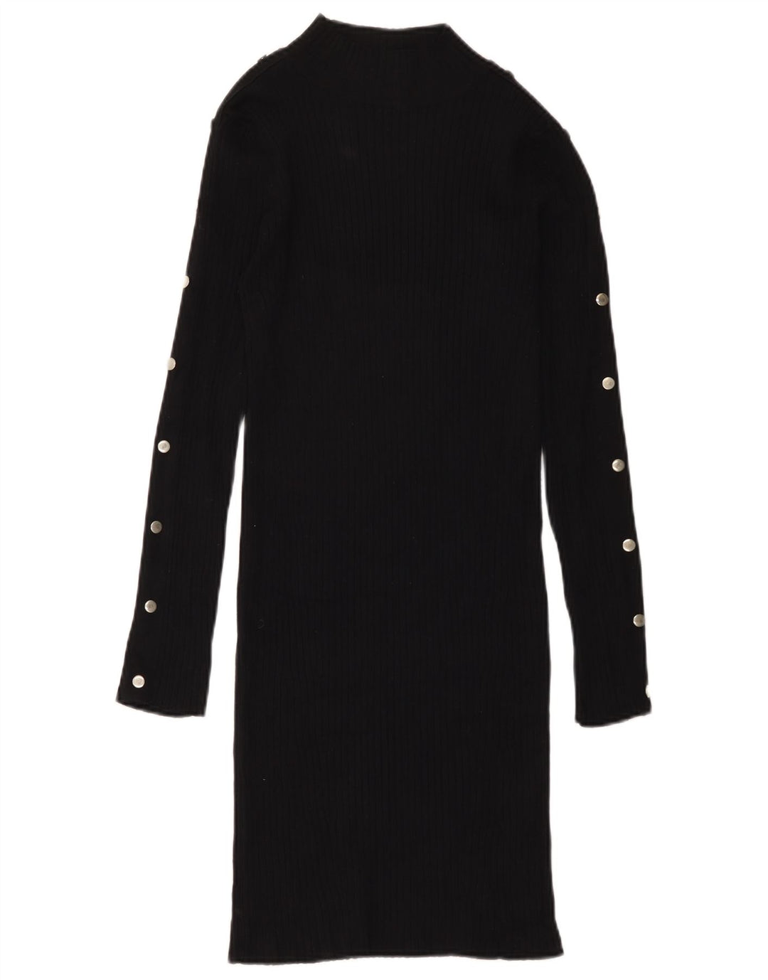Rochie cu pulover pentru femei Zara UK 12 Medium Black Viscose