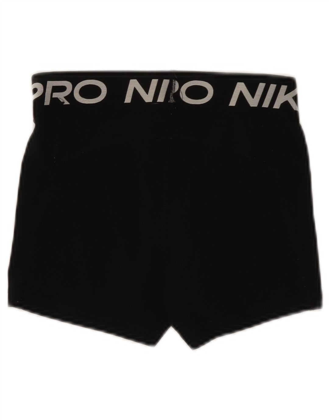 Pantaloni scurți sport Nike Dri Fit Graphic pentru femei UK 8 Small Negru Poliester