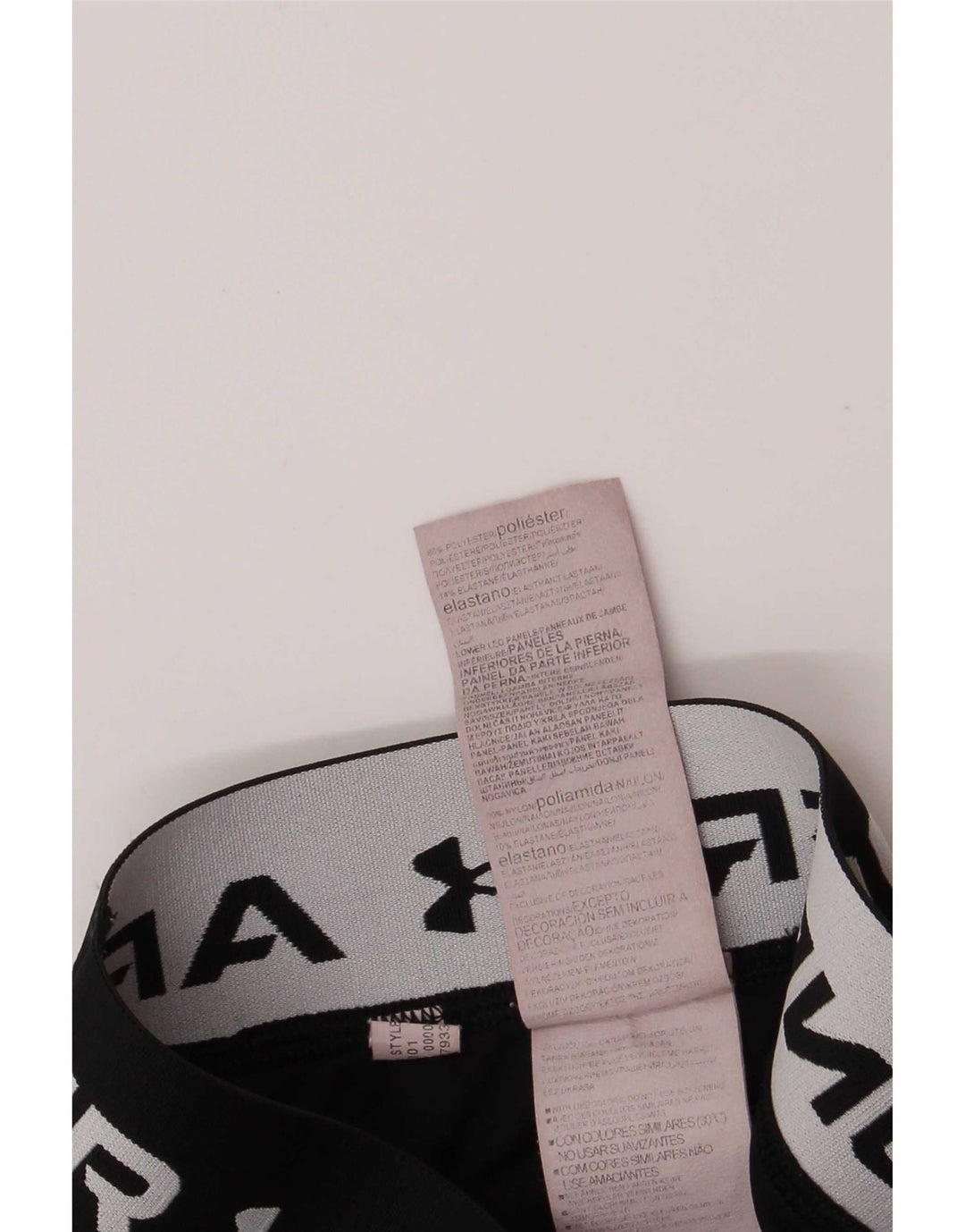 Leggings Capri Graphic pentru femei Under Armour UK 4 XS poliester negru