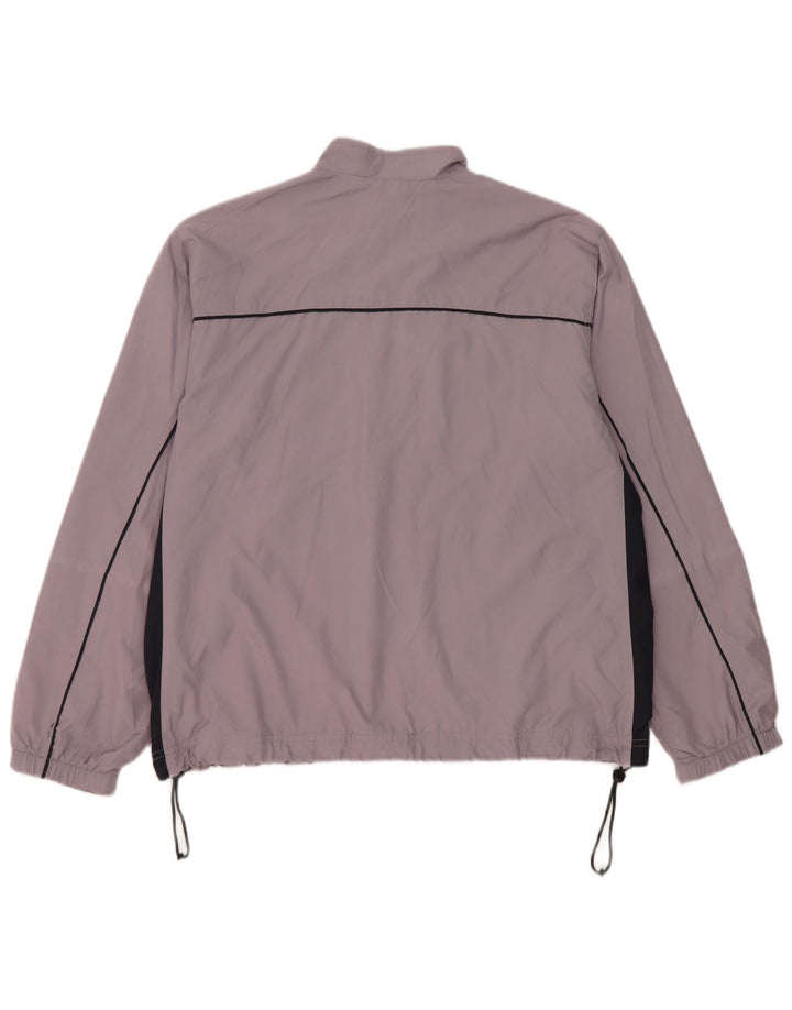 Jachetă de top pentru trening Adidas pentru femei UK 14 mare, violet, poliester color bloc