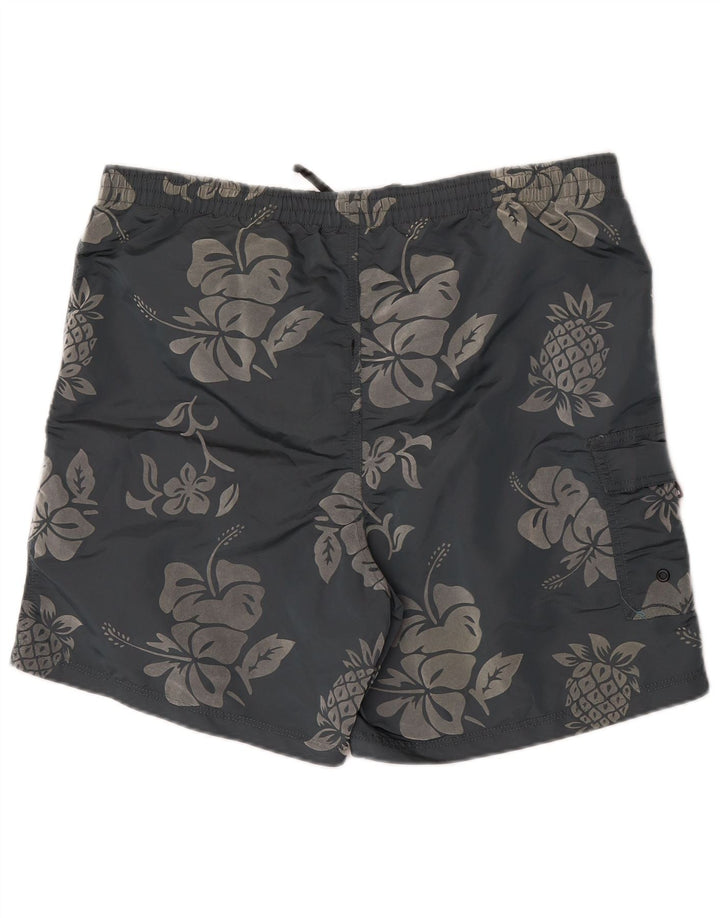 Pantaloni scurți sport pentru bărbați Bear XL, gri, florale, din poliamidă