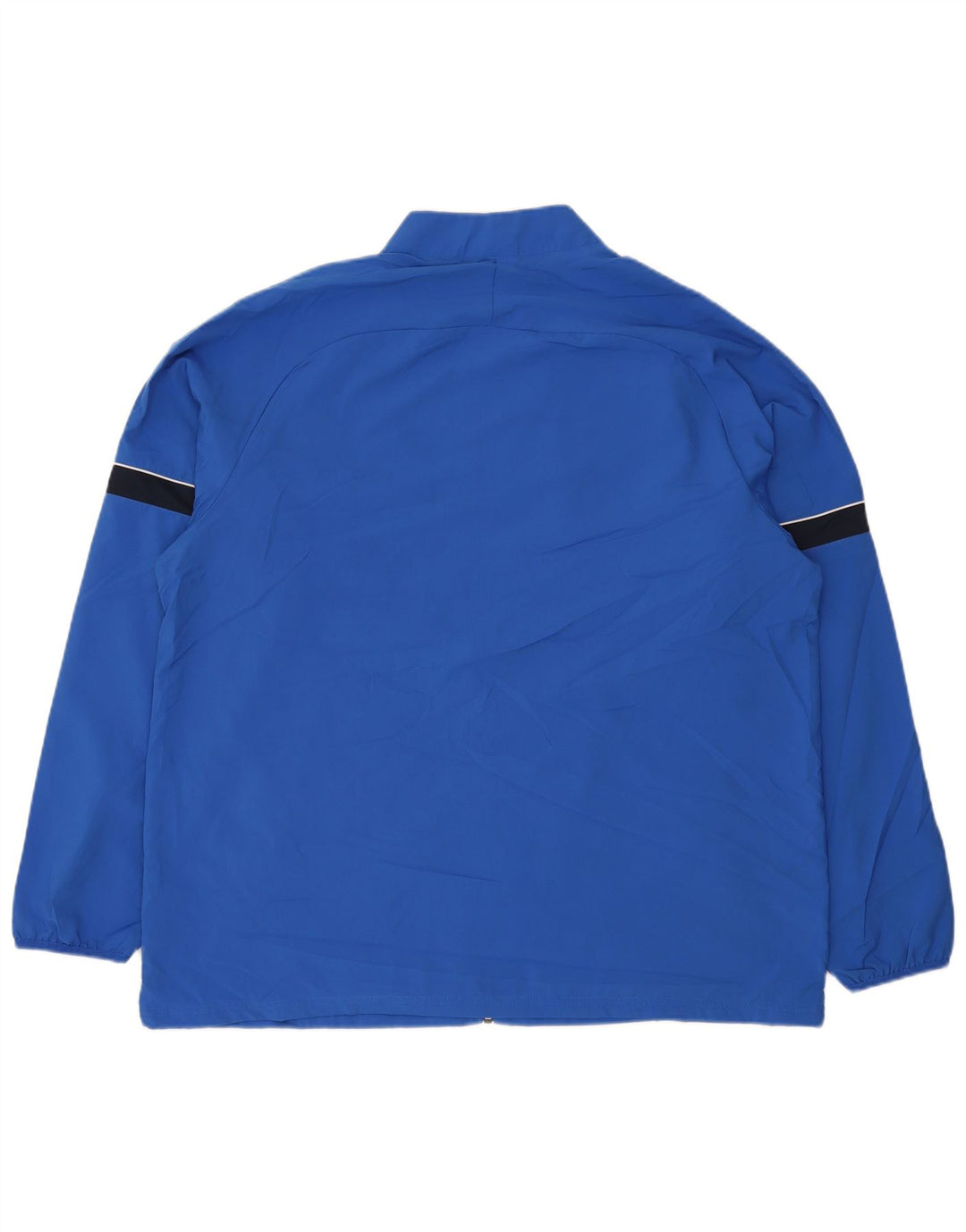 Jachetă de top pentru trening grafic pentru bărbați Nike 2XL, poliester cu dungi albastre