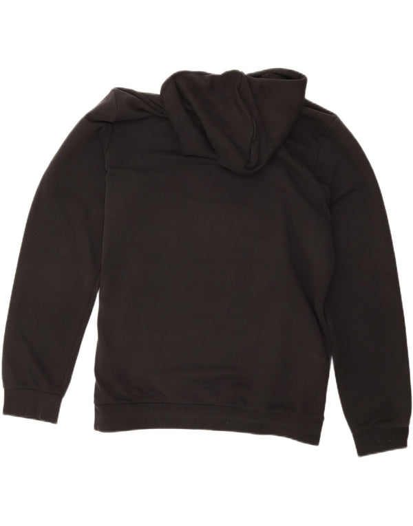 Pulover Adidas pentru bărbați cu glugă grafic UK 44/46 mare negru