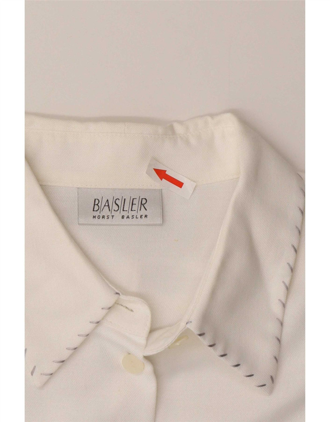 Bluză cămașă pentru femei Basler EU 44 XL Viscoză albă