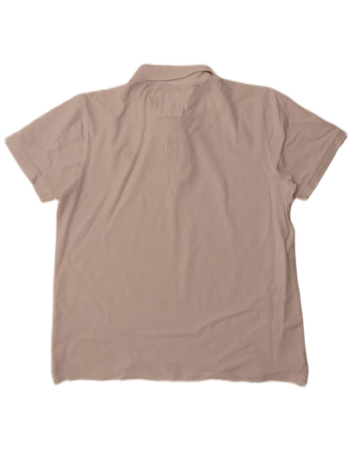 CREW CLOTHING Tricou polo pentru bărbați, mare, alb, bumbac