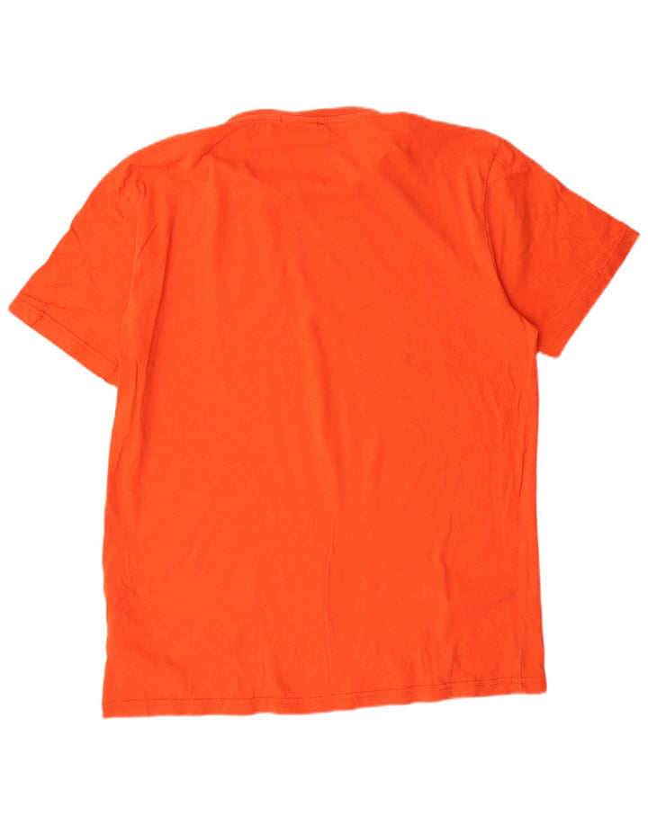 Tricou Bărbați NAPAPIJRI Top Mare Bumbac Portocaliu