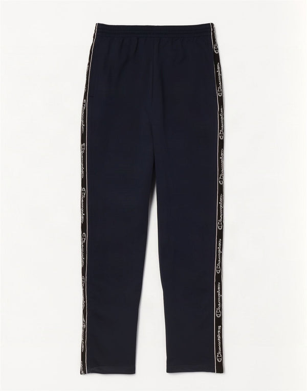 Pantaloni de trening grafic pentru bărbați Champion XL poliester bleumarin