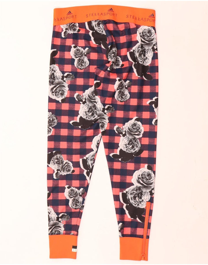 Leggings ADIDAS Stella Graphic pentru femei UK 14 Medium Multicolor Check