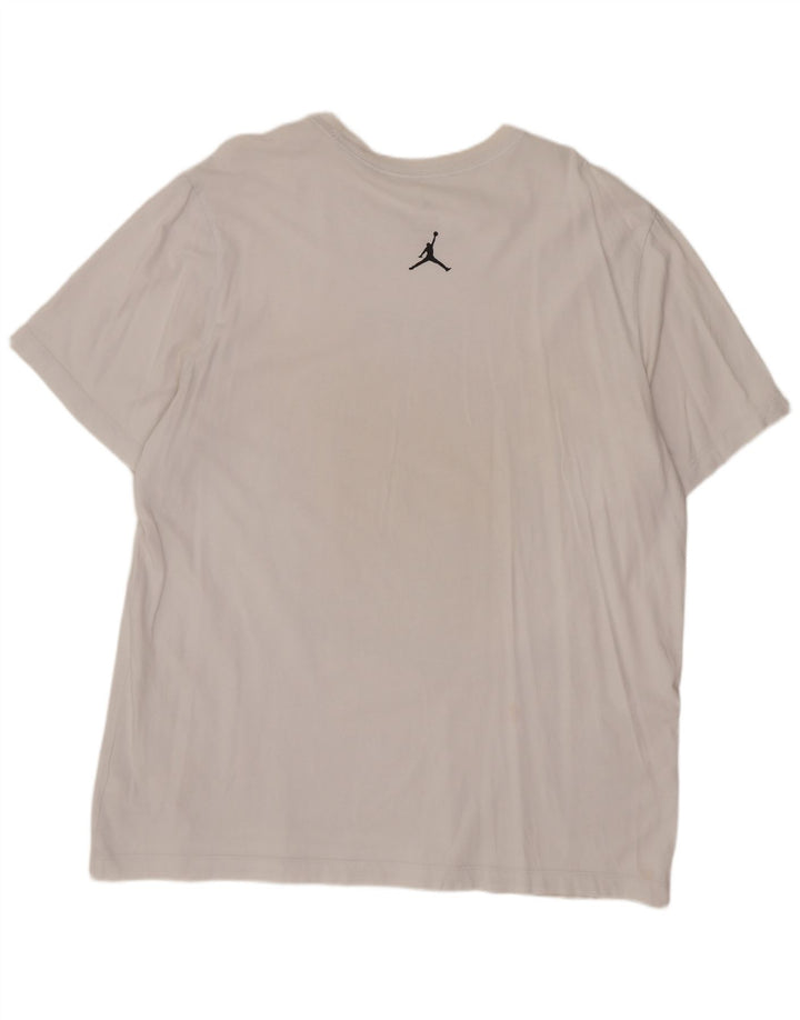 Tricou grafic Jordan pentru bărbați Top XL Bumbac alb