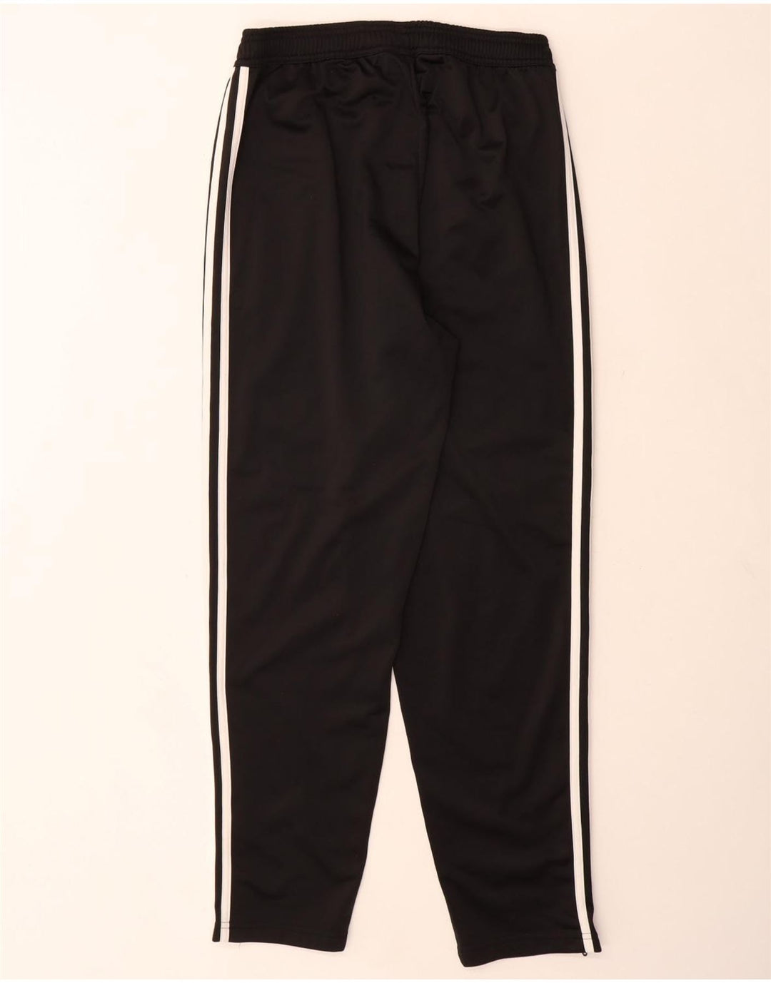 Pantaloni de trening Adidas pentru bărbați, poliester mediu negru