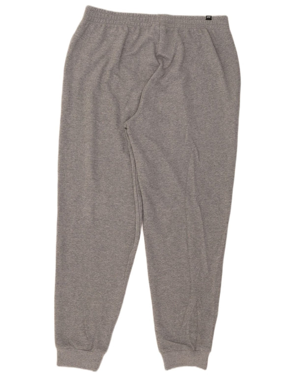 Pantaloni de trening cu grafică Puma pentru bărbați Pantaloni de jogging XL, bumbac cu pete gri