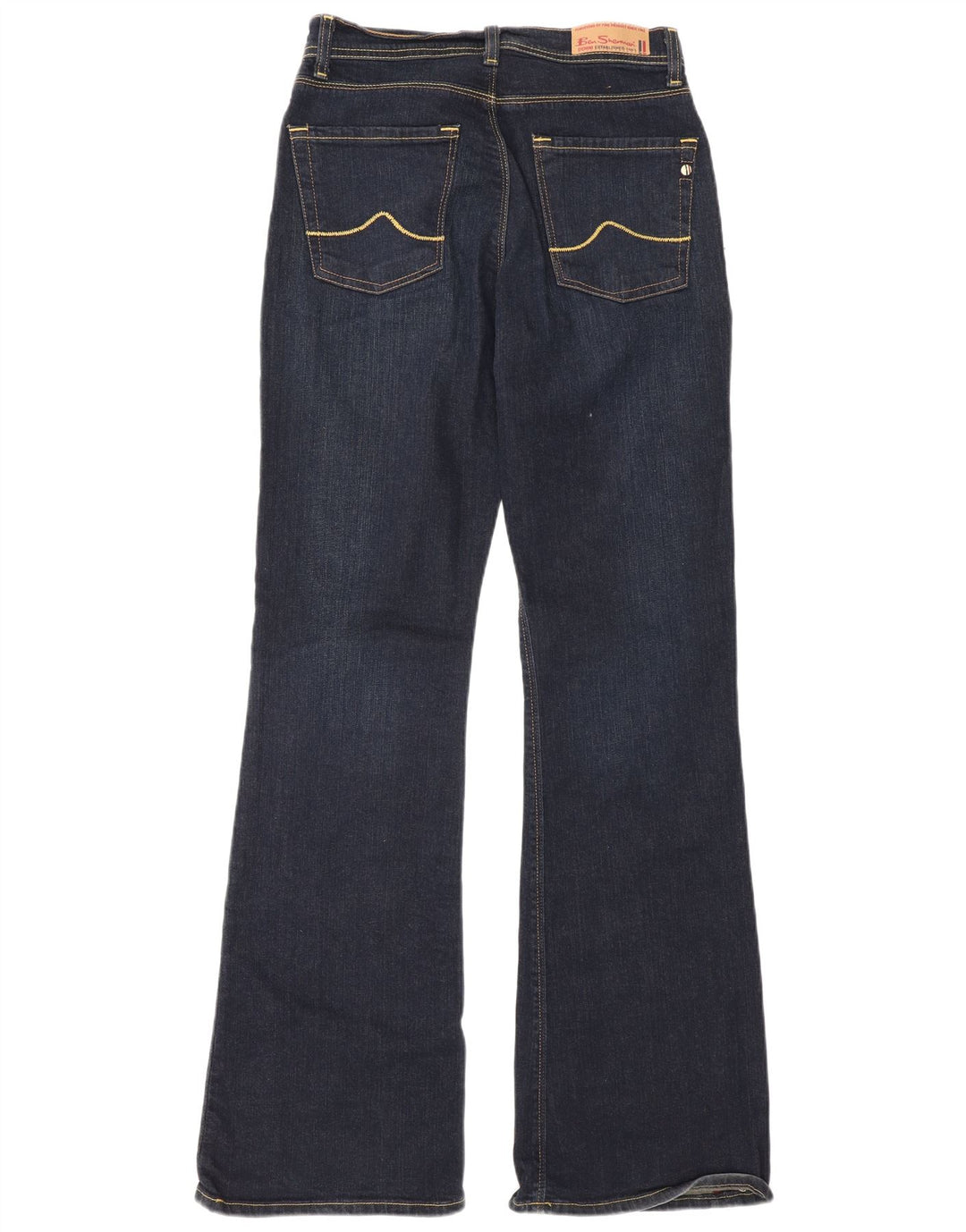 Blugi Ben Sherman Bootcut pentru femei W28 L32 Bumbac bleumarin