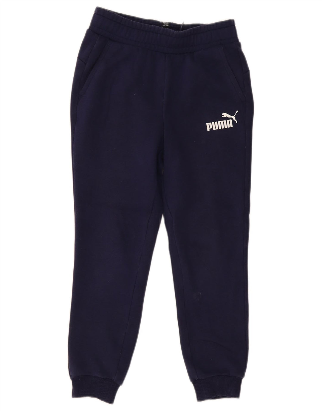 PUMA Băieți Pantaloni de trening Pantaloni de jogging 11-12 ani Bumbac bleumarin