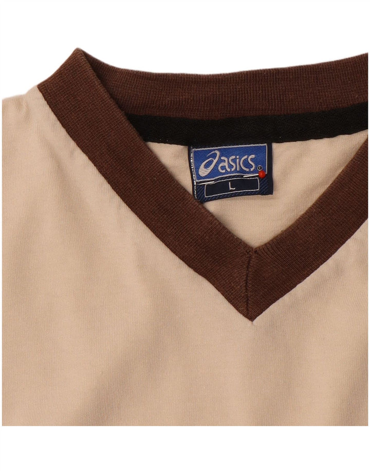 Asics Bărbați Tricou Top Large Bej