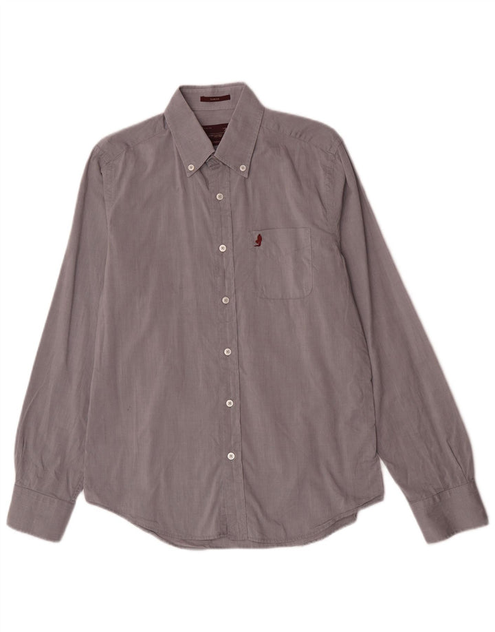 Cămașă Slim Fit Marlboro Classics pentru bărbați, gri mediu
