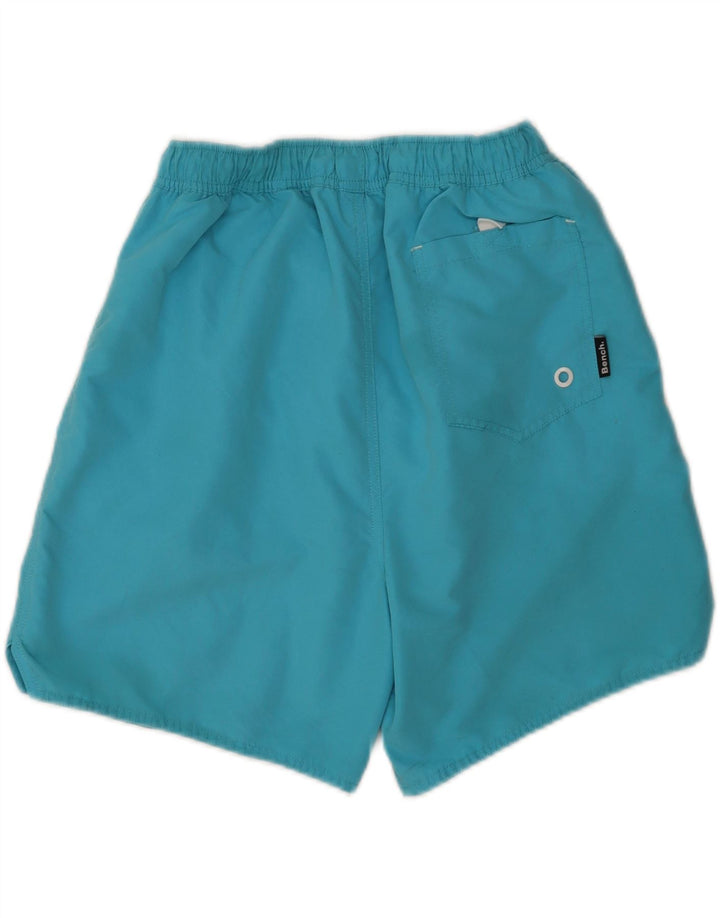 Pantaloni scurți de înot grafic pentru bărbați Bench, poliester albastru mediu