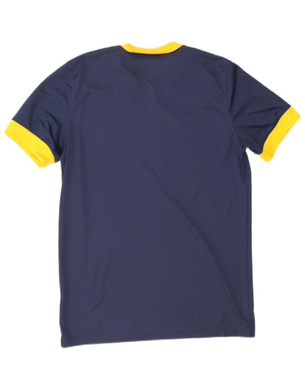 Tricou pentru bărbați Nike Dri Fit Top mare, albastru bleumarin, color block
