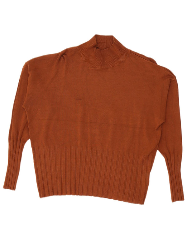 Pulover cu gât țestoasă pentru femei Marks & Spencer, UK 18 XL, viscoză burgundă