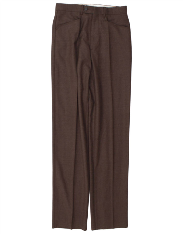 Pantaloni drepți pentru bărbați vintage W28 L35 maro