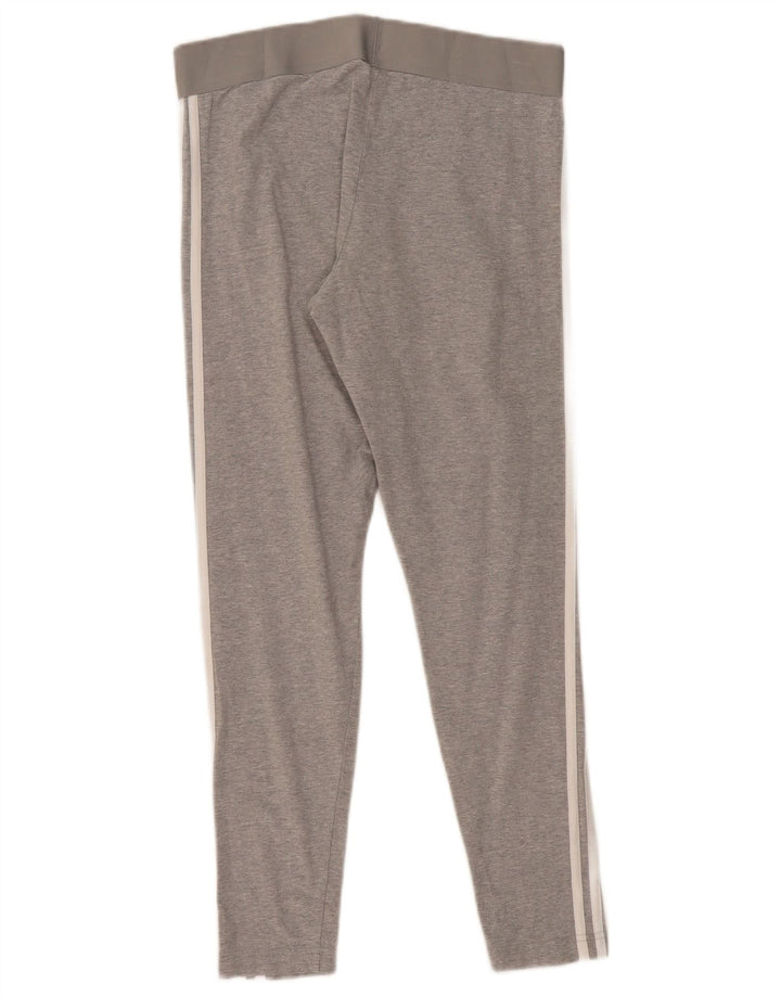 Leggings pentru femei Adidas UK 16/18 Large Gri